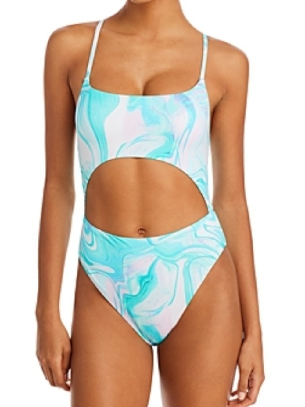 NWT Aqua Swim One Piece Cutout Swimsuit